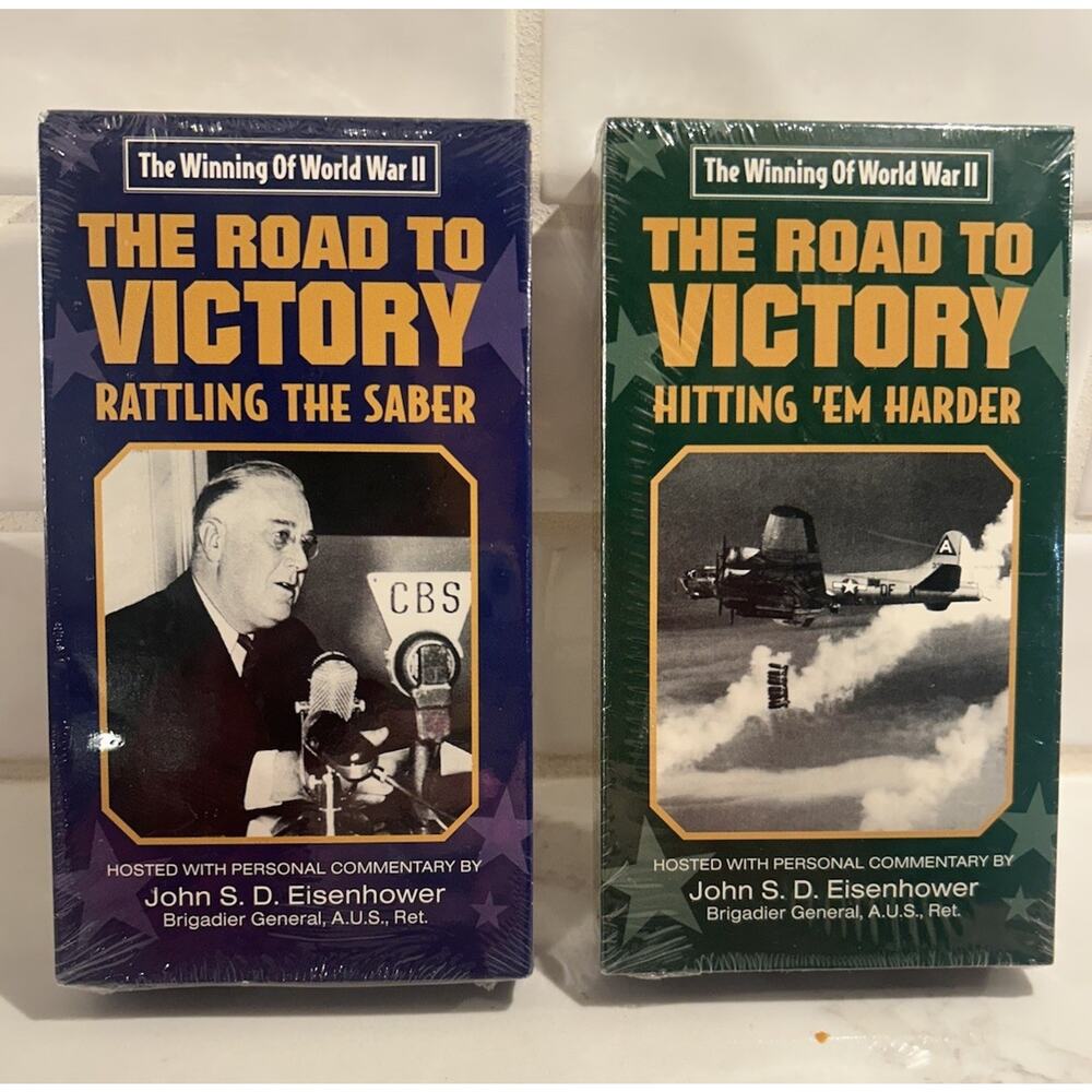 The Road To Victory Rattling The Saber, We Strike Back World War II 1995 VHS NEW